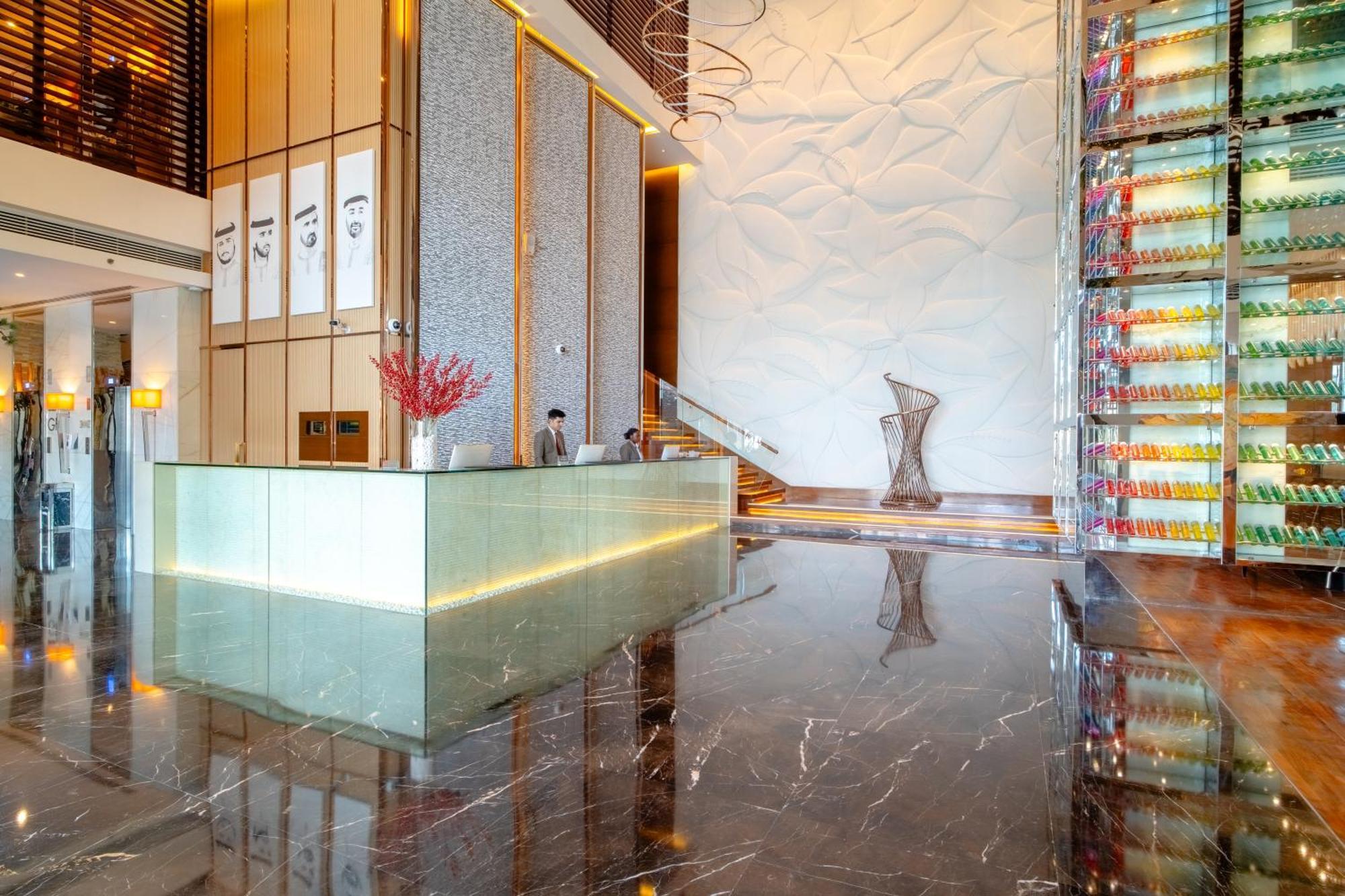 Asiana Hotel Dubai Bagian luar foto Lobby